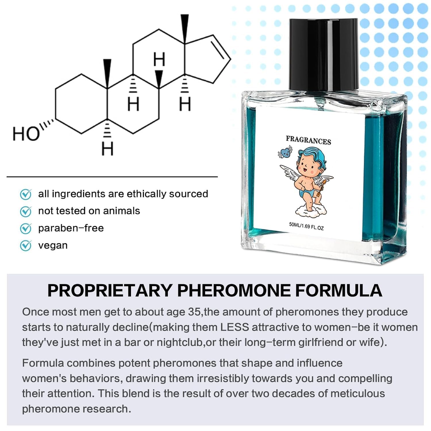 Hypnosis 2.0 Pheromone Cologne for Men - Attraction Enhancing Fragrance with Long Lasting Scent | Premium Men's Cologne for Date Night, Romantic Occasions & Confidence Boost