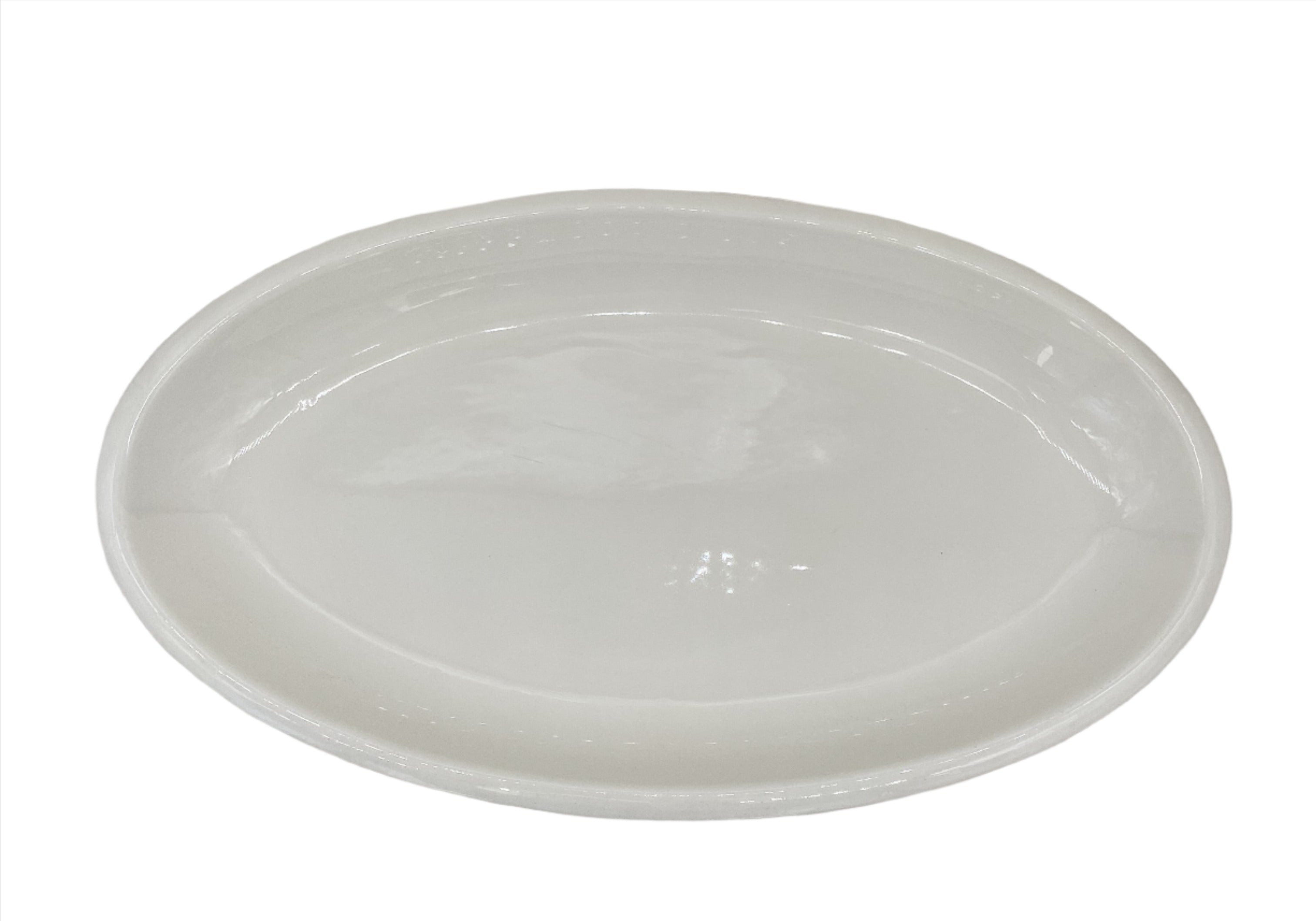 16x9 Inch White Oval Serving Platter - Elegant Dish for Appetizers, Cheese & Charcuterie Boards, Party Entertaining & Holiday Dining