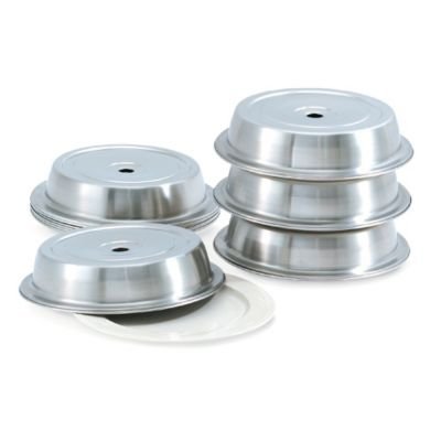 Vollrath 62300 Stainless Steel Plate Cover for 9-9 1/8 Inch Plates - Set of 12 - Perfect for Restaurants, Catering & Food Service Businesses