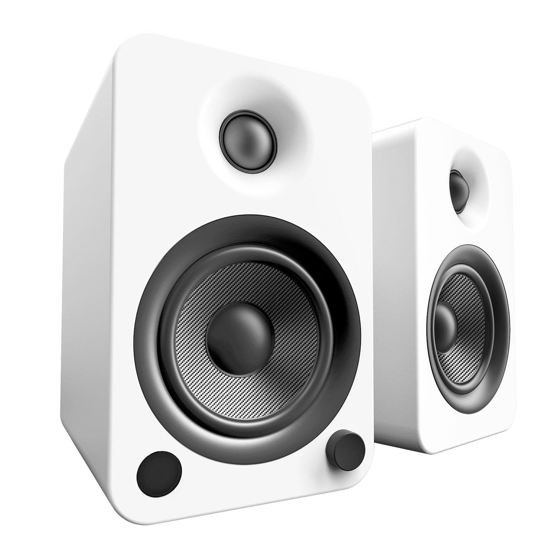 Kanto YU4 Premium Powered Desktop Speakers with Bluetooth 5.0, Phono Preamp - High-Fidelity Audio for Home Office, Gaming & Music Listening