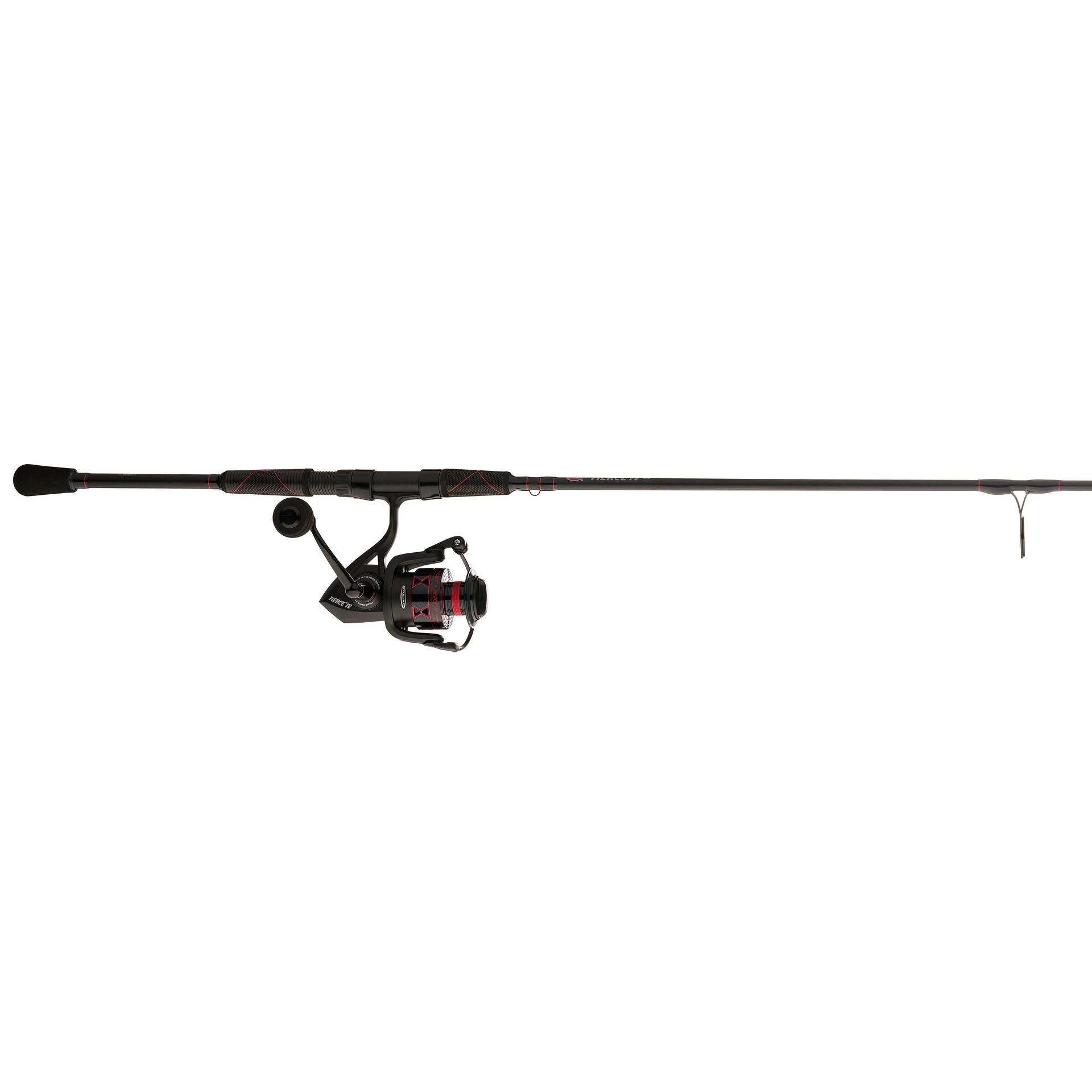 Fierce® IV LE Spinning Rod and Reel Combo - Premium Fishing Gear for Freshwater & Saltwater Anglers | Perfect for Bass, Trout, and Inshore Fishing