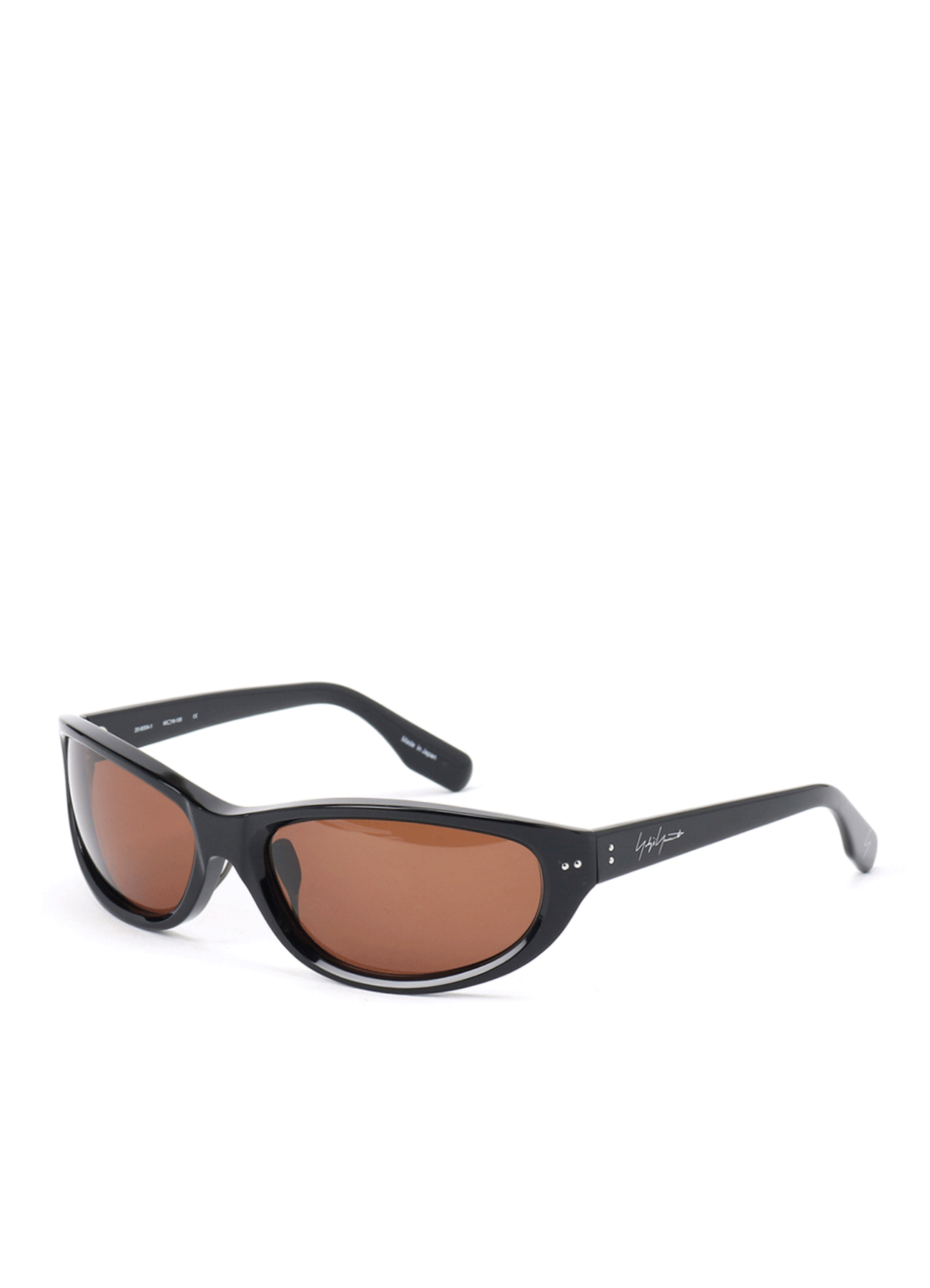 Black Acetate Curve Sunglasses - UV Protection, Polarized Lenses for Men & Women - Perfect for Driving, Beach & Outdoor Activities