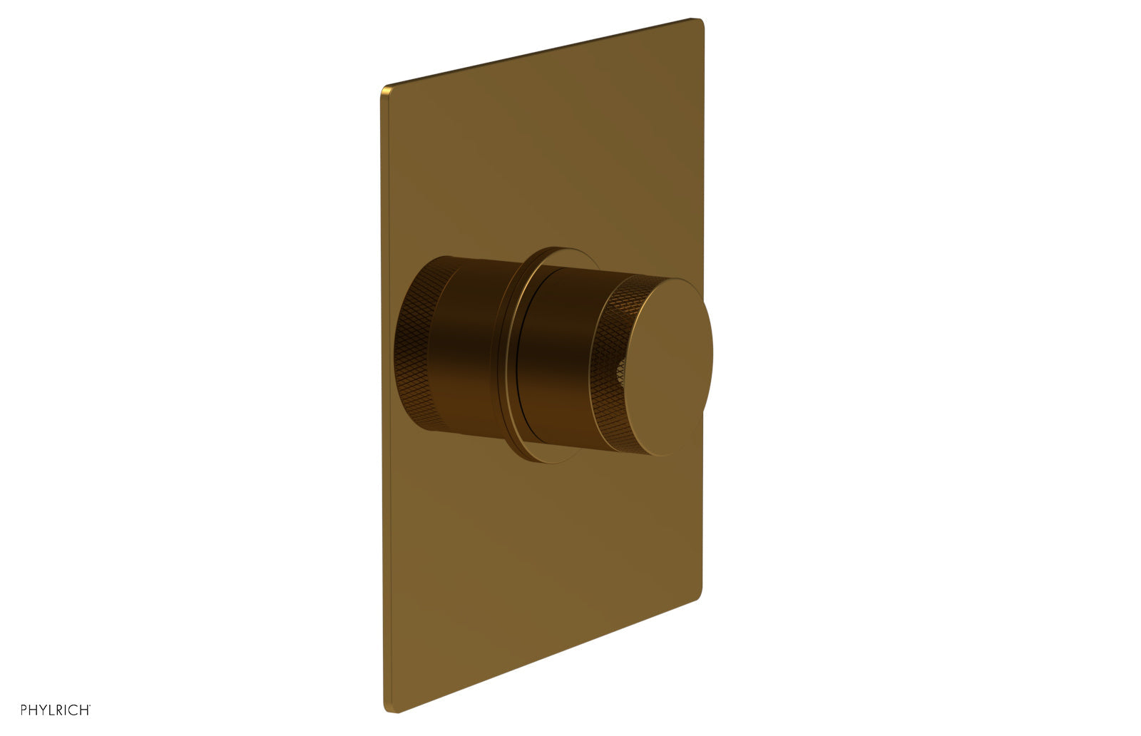 BASIC II Pressure Balance Square Shower Plate with Knurled Handle Trim 4 184 - Perfect for Modern Bathroom Renovations & Spa-Like Shower Experience