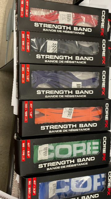 CORE FX 41 Inch Resistance Bands for Strength Training, Home Workouts, and Physical Therapy - Durable Fitness Bands for Men and Women