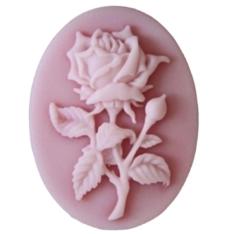 Premium Silicone Rose Candle Molds for Baking - DIY Soap, Chocolate, Cake, Brownie & Pudding Making - Perfect for Home Decor, Wedding Favors & Gift Crafting