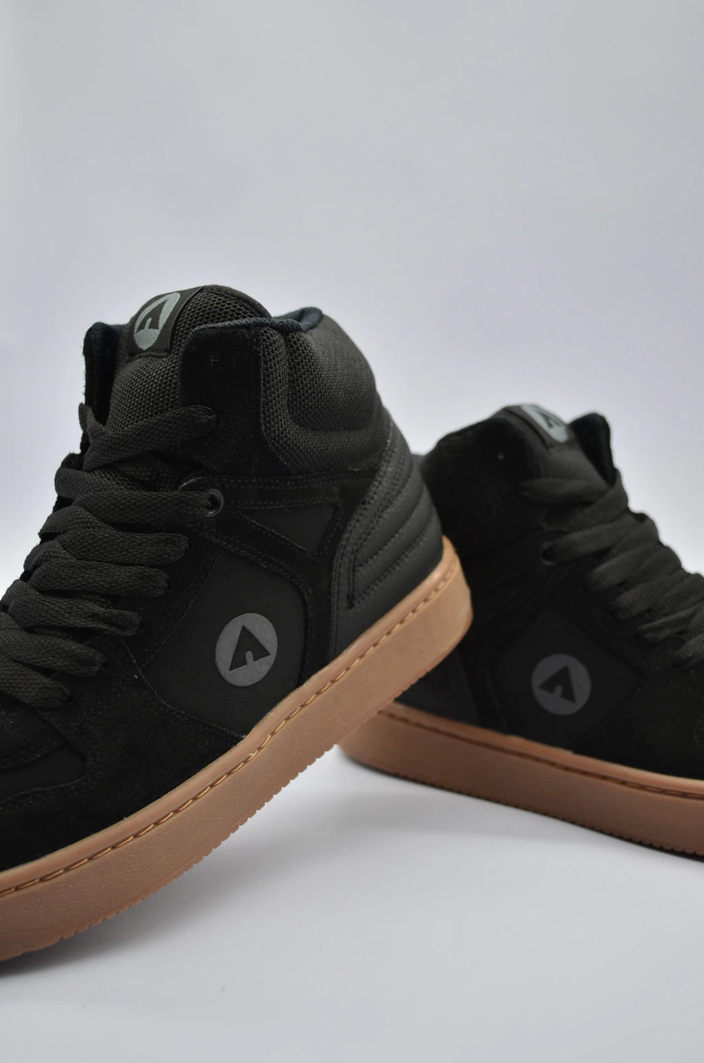 Air Walk H Brick Black Gum Sneakers - Comfortable Casual Shoes for Men & Women - Perfect for Walking, Running, and Everyday Wear