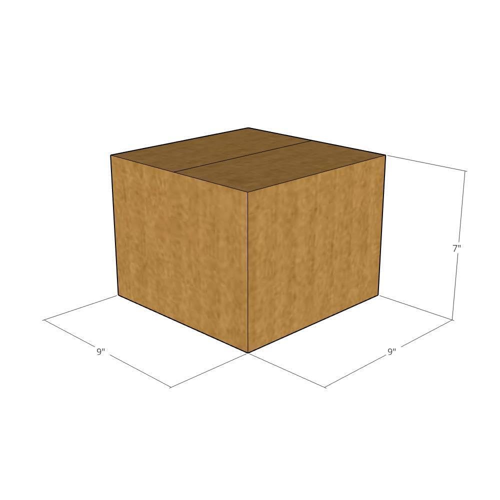 32 ECT 9x9x7 Corrugated Moving Boxes - Pack of 175 | Heavy Duty Shipping Boxes for Business, Office & Home Use | Perfect for Packing, Storage & Ecommerce Shipping