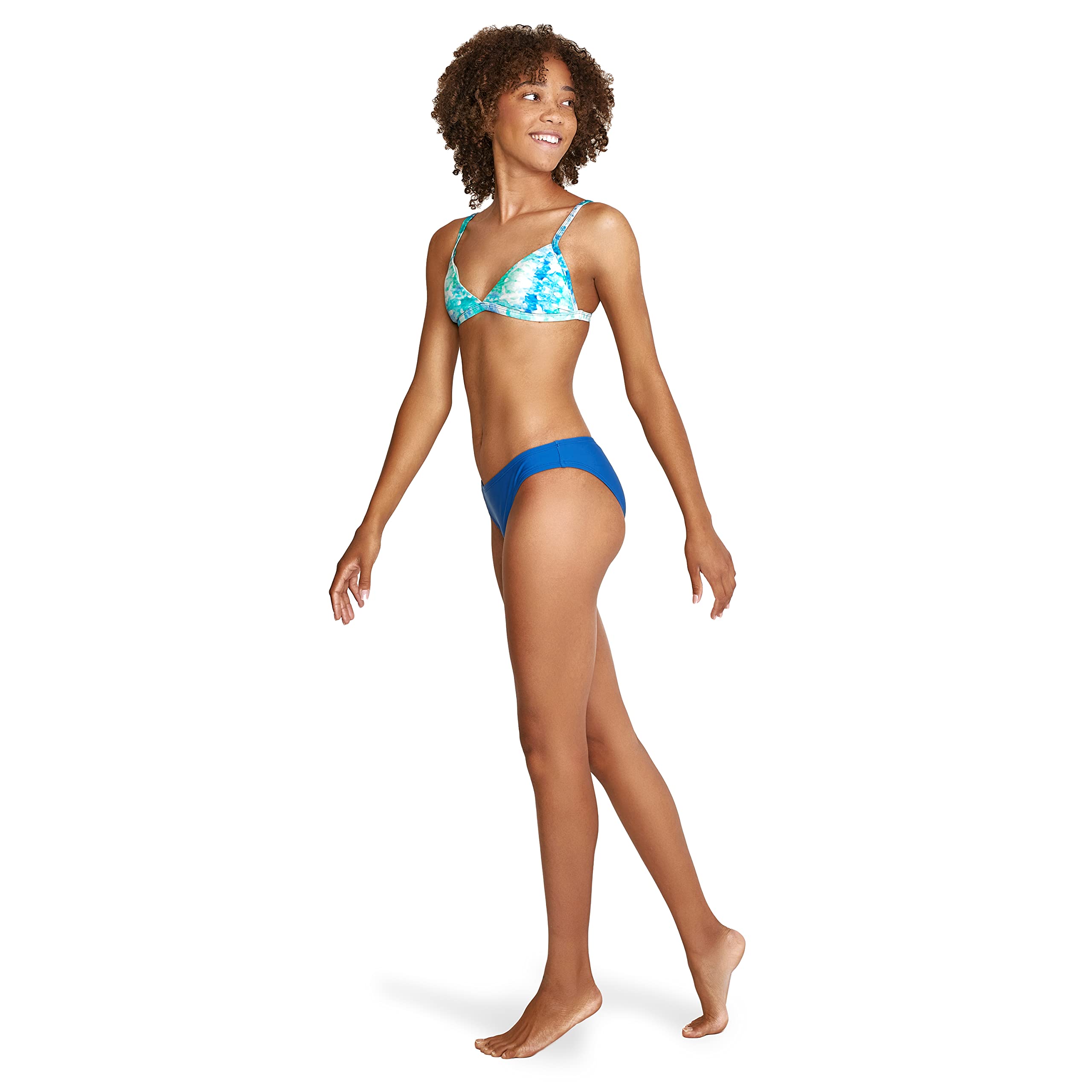 Speedo Women's Swimsuit Triangle Bikini Top - Comfortable & Stylish Swimwear for Beach, Pool & Summer Vacations