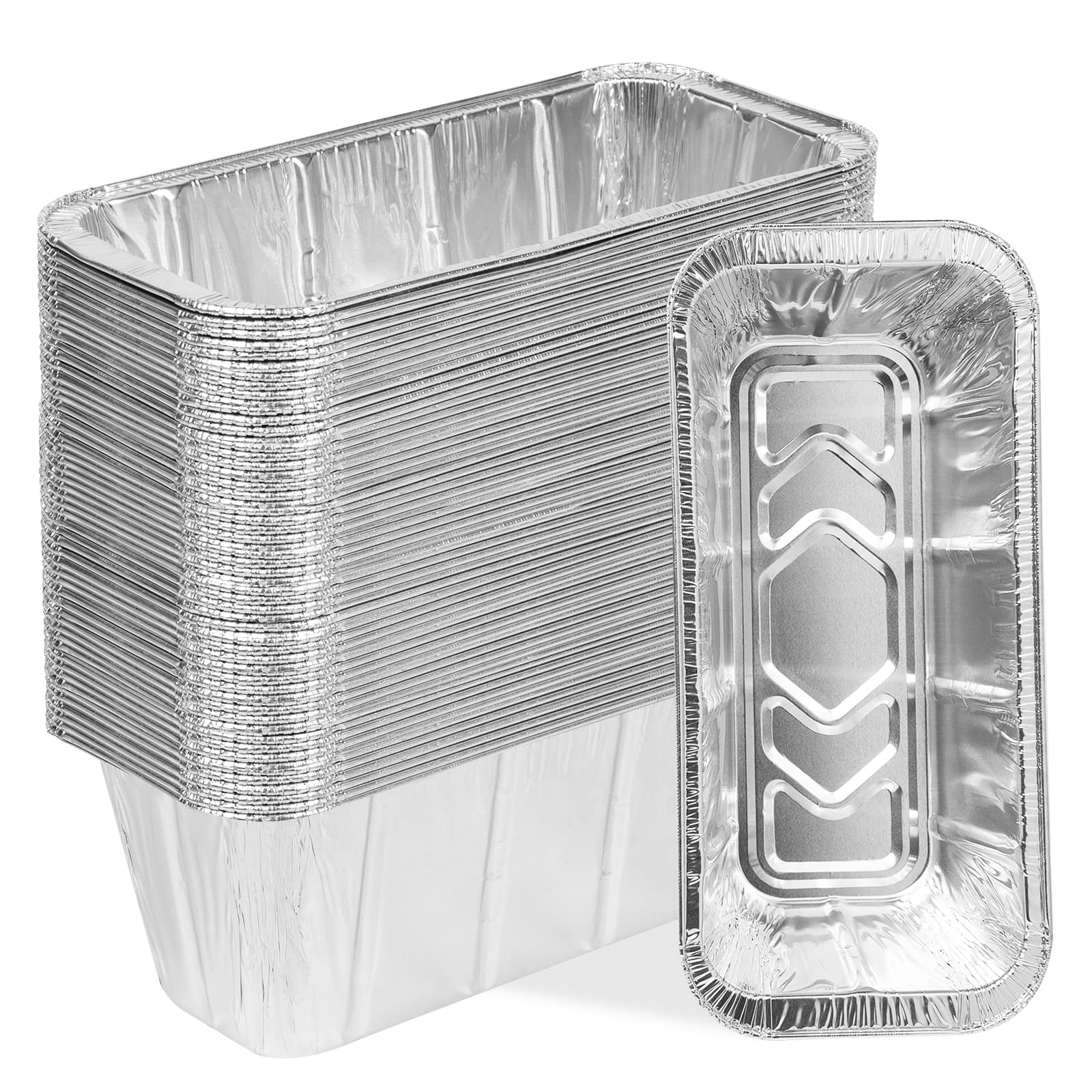 SHINESTAR 50-Pack Disposable Grease Cup Liners for Blackstone Griddle 17, 22, 28, 30, 36 Inch - Aluminum Foil Drip Pans 8 x 3.7 Inch (Model 5017) - Perfect for Outdoor Cooking, Camping & Backyard BBQs