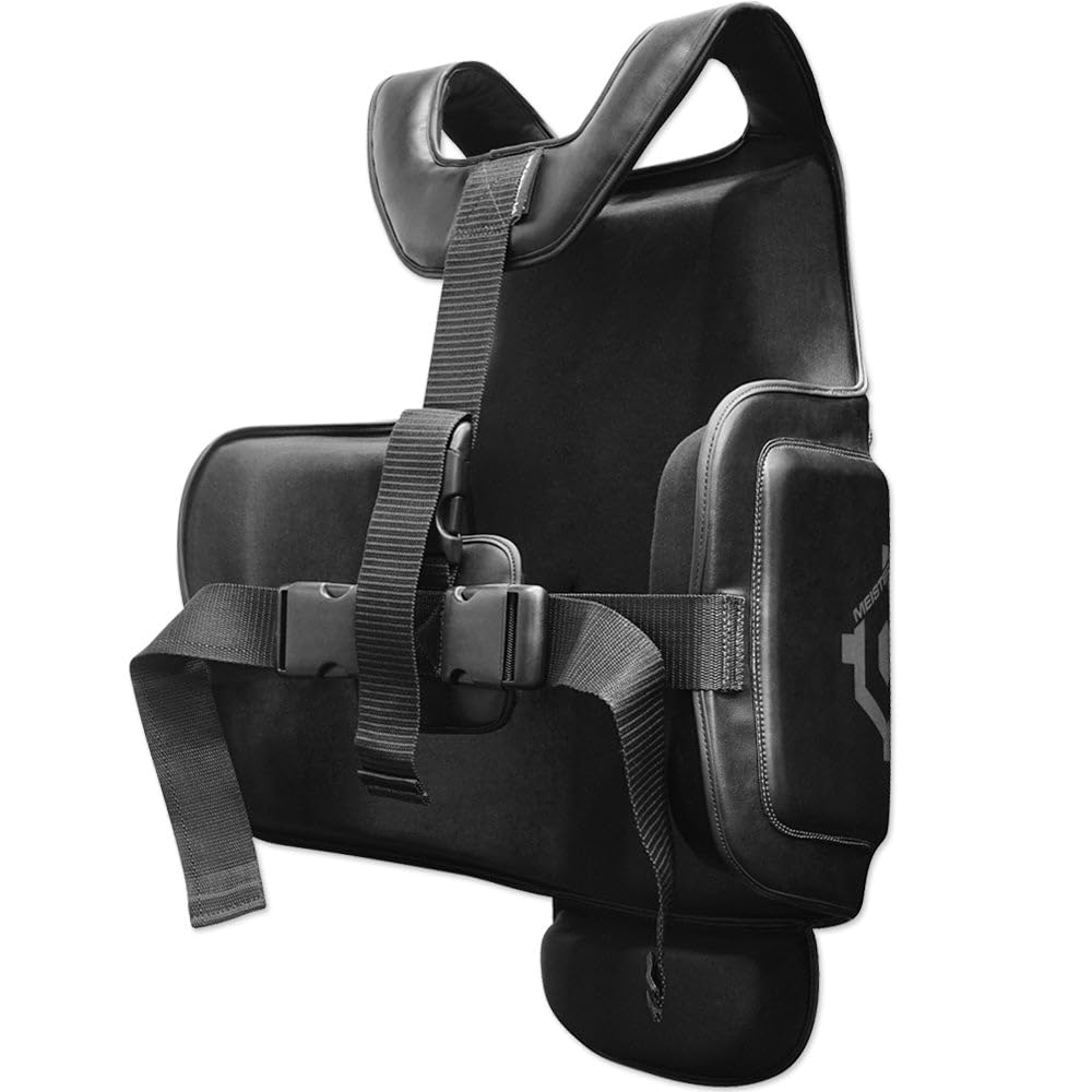 Meister Body Armor - Premium MMA & Boxing Chest Guard with Groin Protector | Protective Gear for Combat Sports Training & Sparring