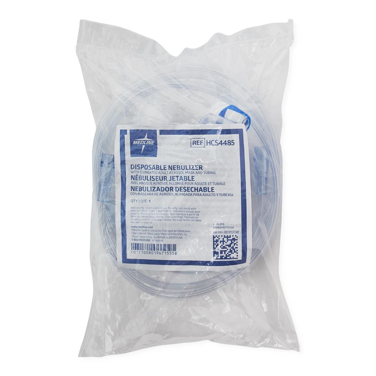 Portable Disposable Handheld Nebulizer Kit with Adult Mask - Fast Relief for Asthma & Allergies - Perfect for Travel, Home & Emergency Use