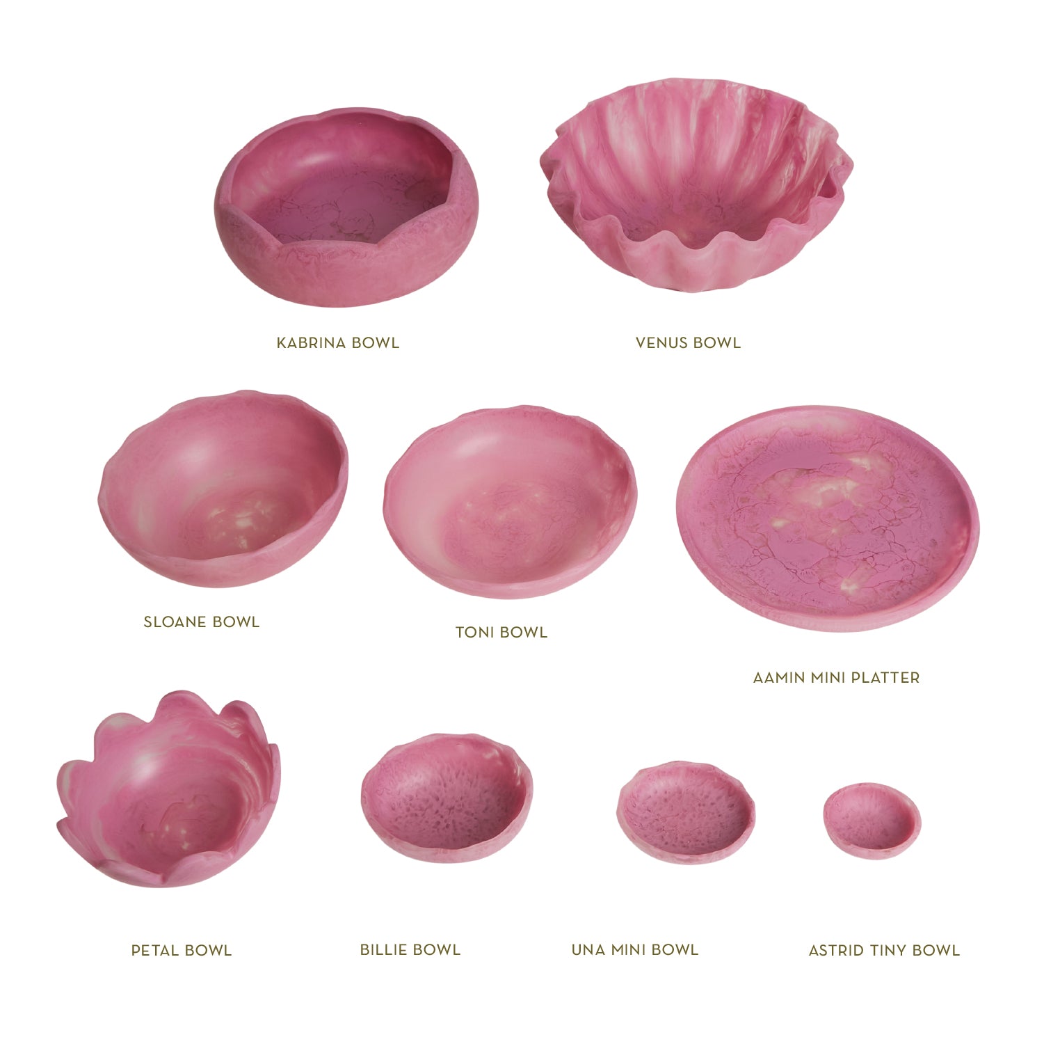 Toni Bowl - Premium Ceramic Serving Bowl in Fuchsia Pink - Perfect for Salads, Pasta, Soup & Home Decor