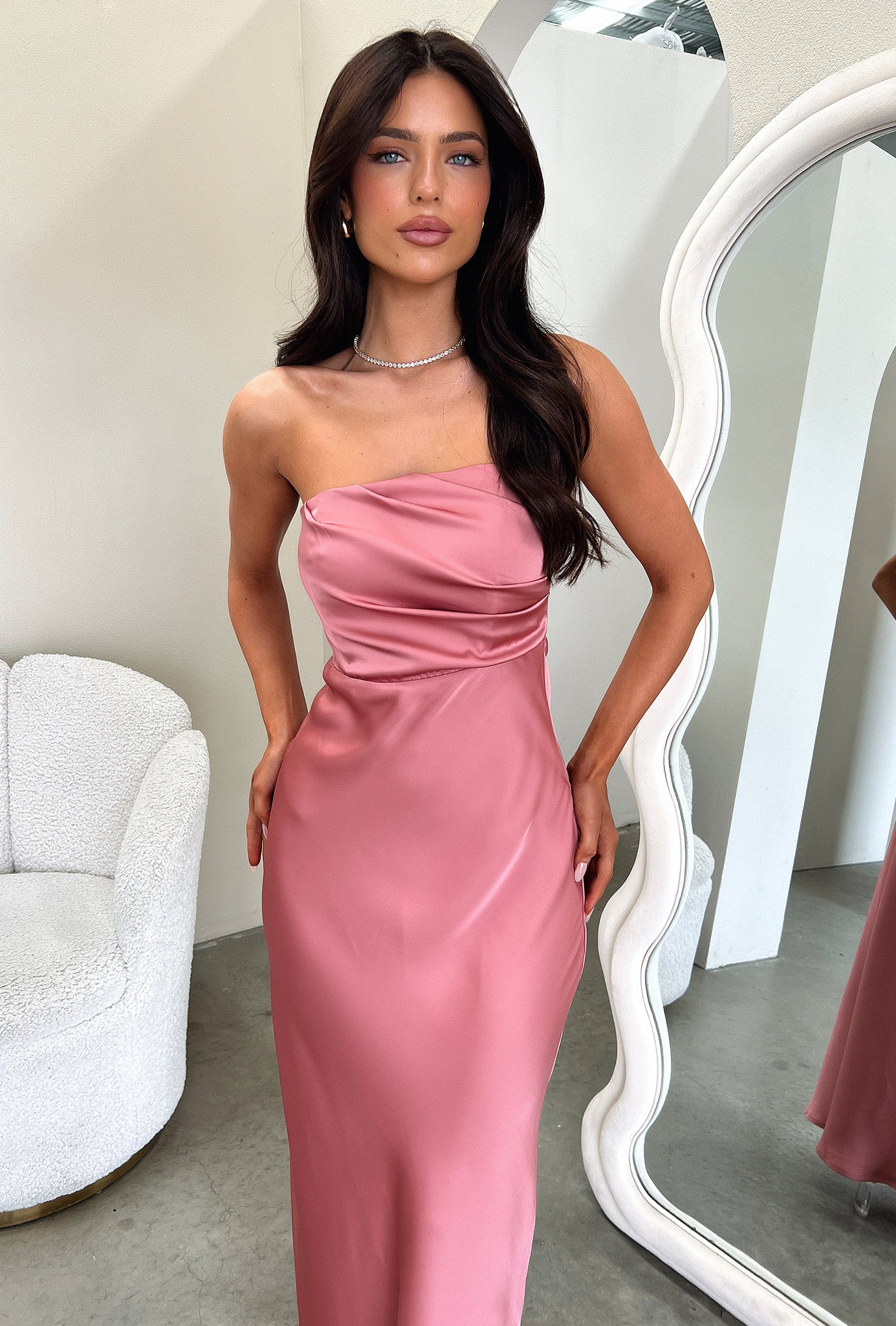 Elio Dress - Elegant Rose Floral Summer Maxi Dress for Women | Perfect for Beach Vacations, Weddings & Date Nights
