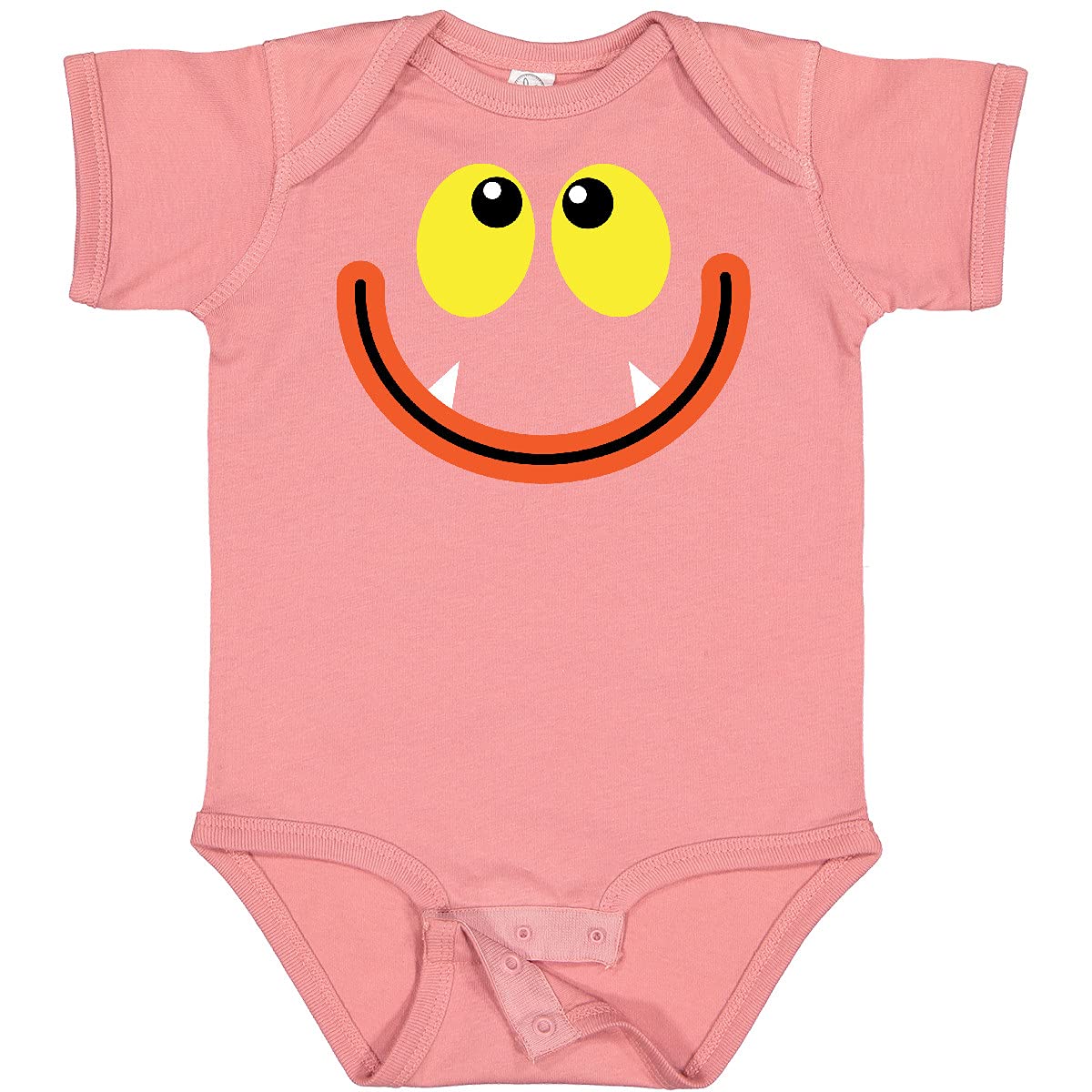 Inktastic Monster Face Baby Bodysuit - Cute & Soft Cotton Onesie for Infants & Toddlers - Perfect for Playtime, Halloween & Everyday Wear