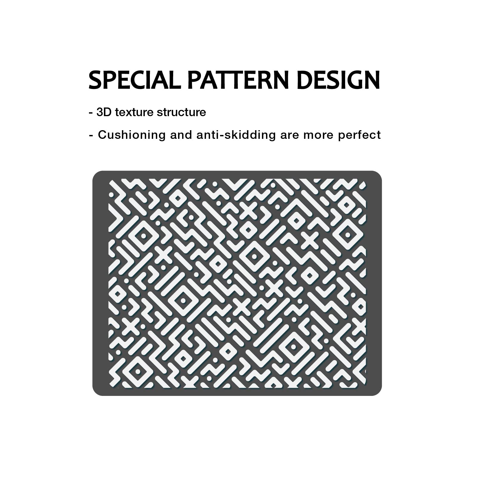Non-Slip Car Dashboard Mat - 4 Pack Brlvget Anti-Slip Gel Pads (7.1