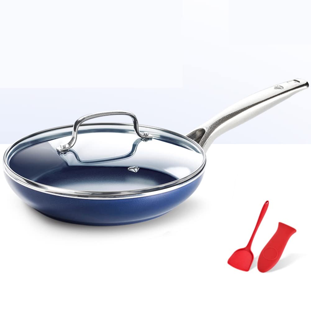 Non-Stick Ceramic Frying Pan 43x28x4.5cm - Family Skillet for Omelette, Steak & Pancakes - Eco-Friendly Coating Saucepan & Wok for Healthy Cooking | Perfect for Breakfast, Stir Fry & Family Meals