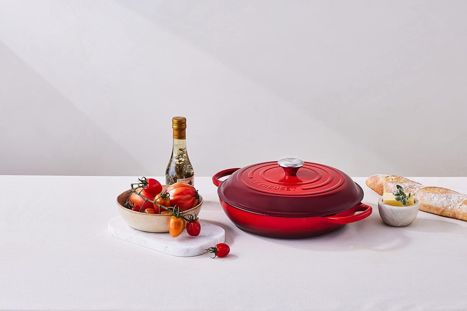 Le Creuset 3.5 Quart Enameled Cast Iron Braiser - Multiple Colors | Perfect for Slow Cooking, Roasting & Serving Dishes
