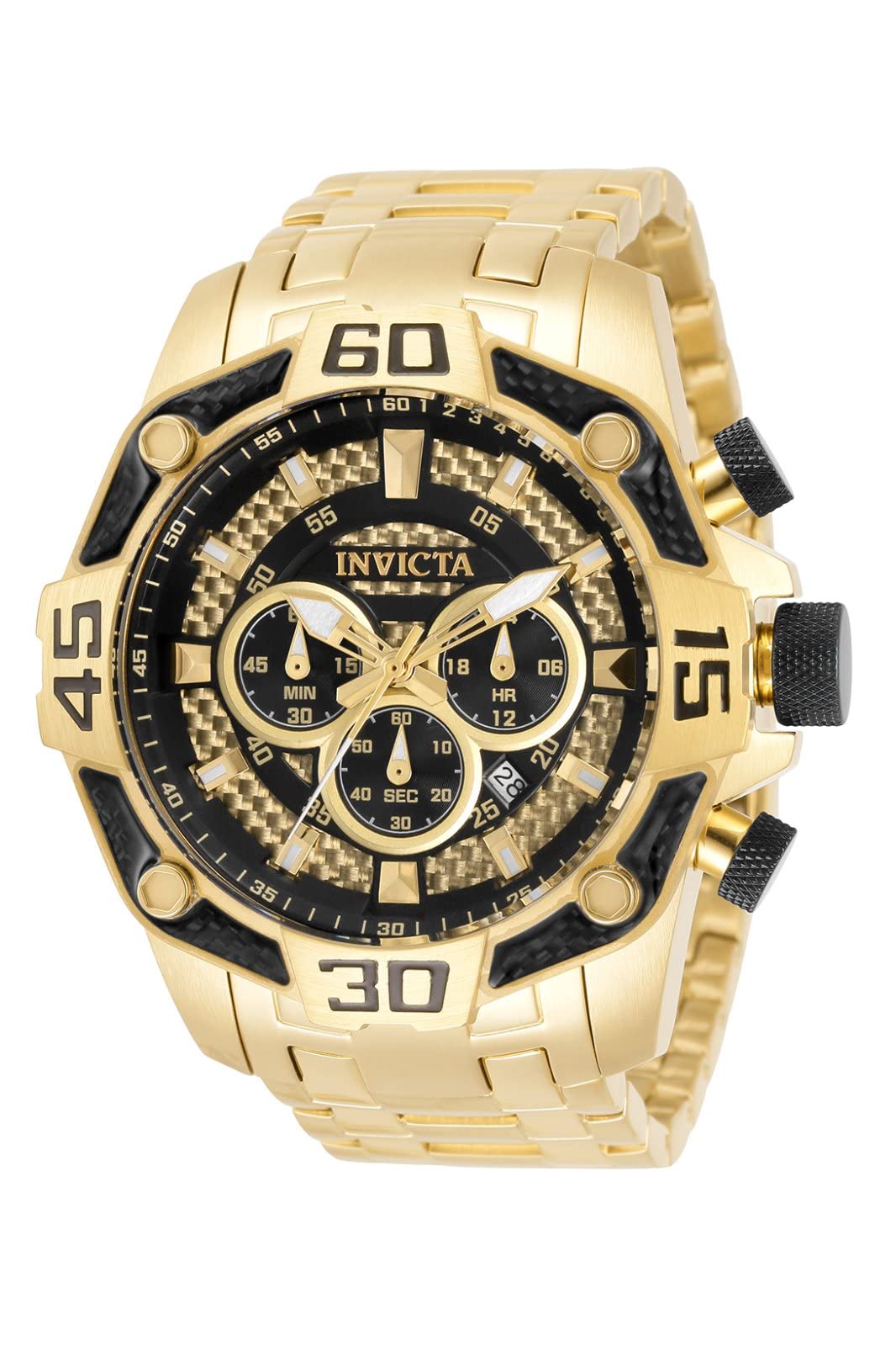 Invicta Men's Pro Diver 33848 Stainless Steel Quartz Watch with Date Window - Waterproof Dive Watch for Swimming, Snorkeling & Everyday Wear