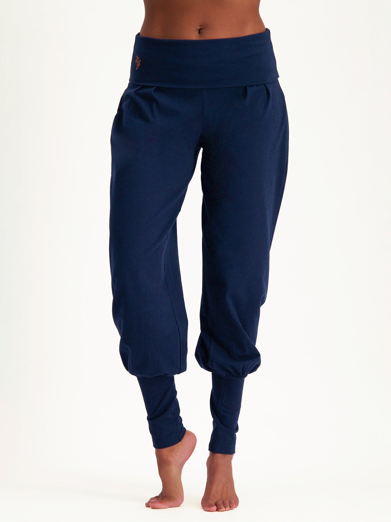Premium High Waist Yoga Pants for Women - Urban Goddess Devi Leggings in Midnight Black - Perfect for Yoga, Gym, Running & Lounge Wear
