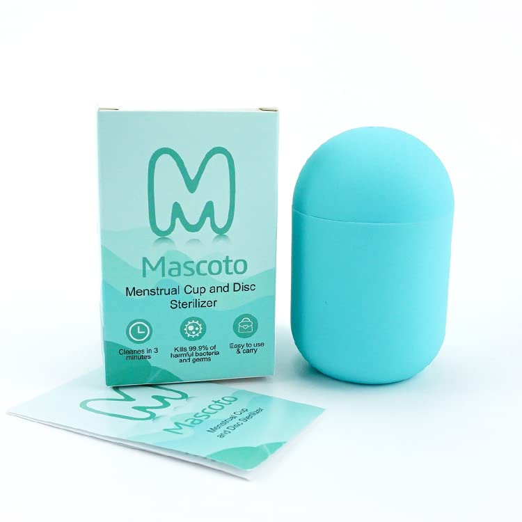 **Portable Menstrual Cup Sterilizer & Storage Case – Reusable Microwave Steamer for Cups & Discs | Travel-Friendly Sanitizer for Public Restrooms, Home & On-the-Go Use**