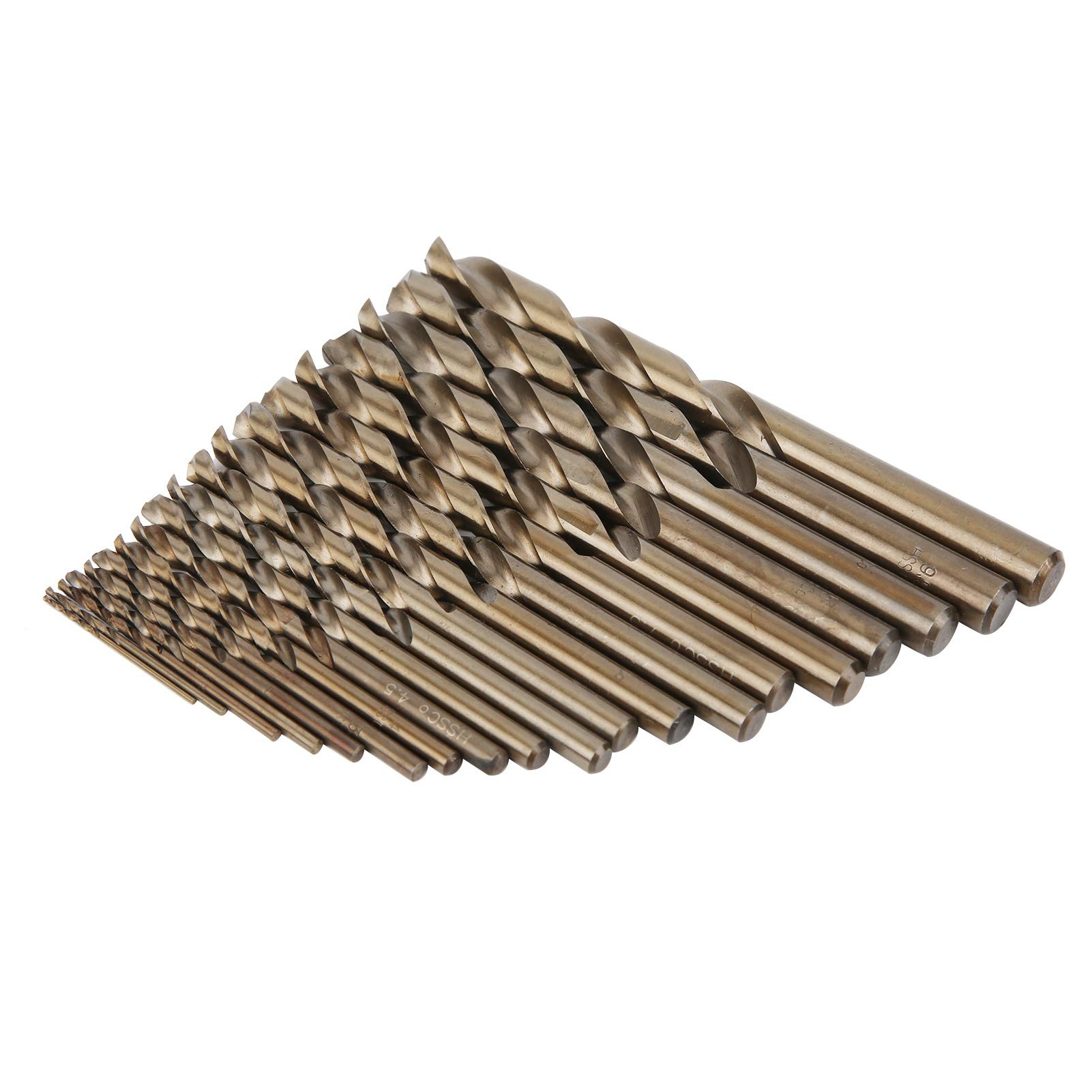 1-10mm Drill Bit Set, 19PCS High-Speed Steel Twist Drill Bits for Aluminum Alloy, Die Steel & Metal - Perfect for DIY Projects, Metalworking & Home Repairs