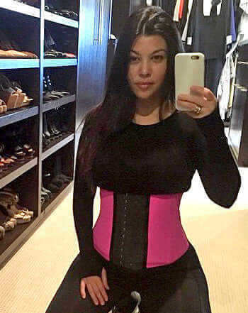 Playgirl Blue Latex Waist Trainer for Women - Slimming Corset for Workouts, Weight Loss & Body Shaping | Perfect for Gym, Yoga & Everyday Wear