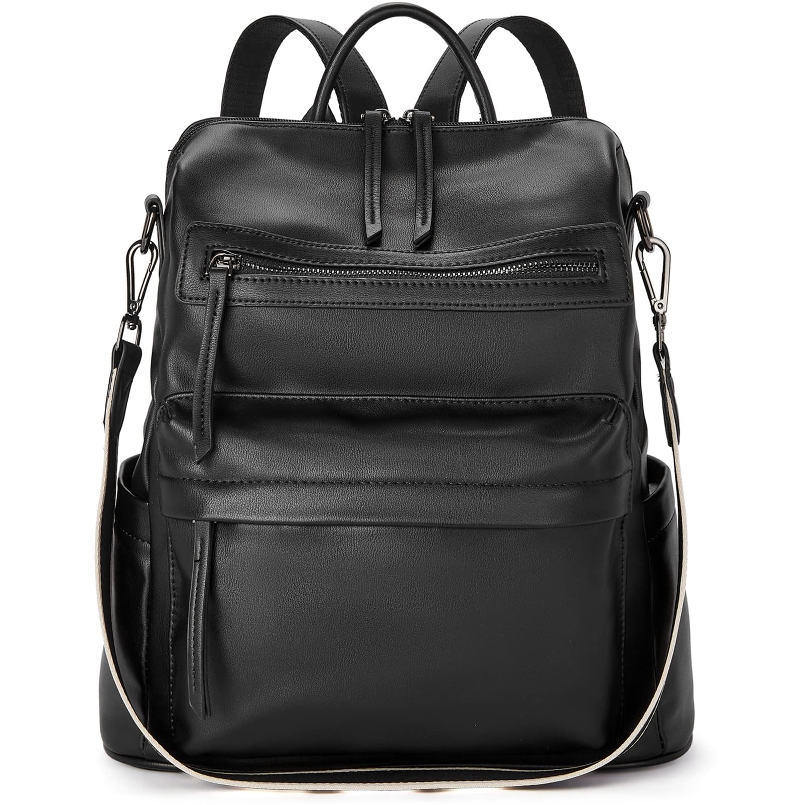 Telena Women's Vegan Leather Backpack Purse - Large Travel Backpack for College, Work & Commuting with Stylish Tassel | Perfect for School, Office, Daily Use & Weekend Getaways