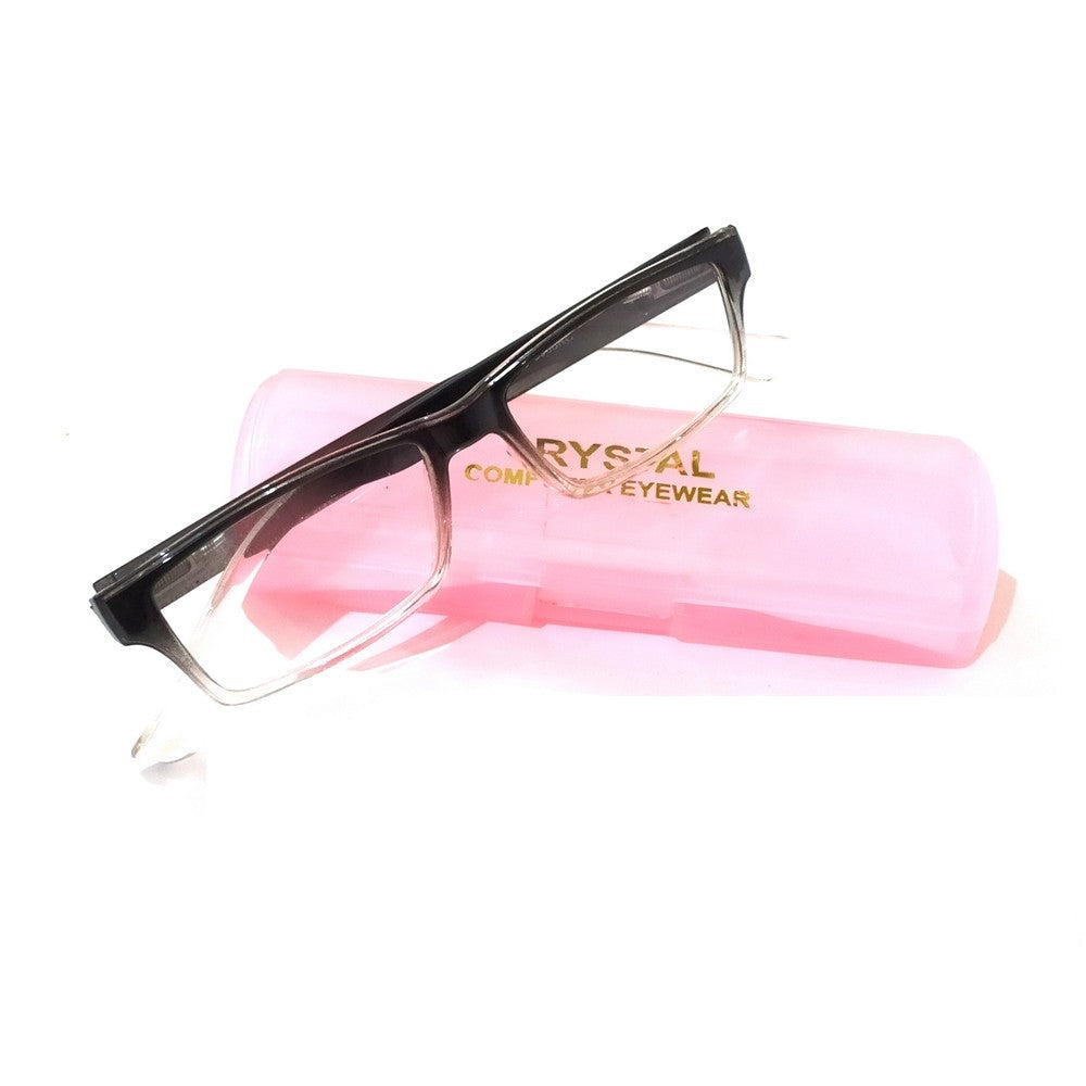 Blue Light Blocking Rectangle Computer Glasses for Men - Anti Eye Strain, UV Protection - Perfect for Gaming, Office Work & Screen Time