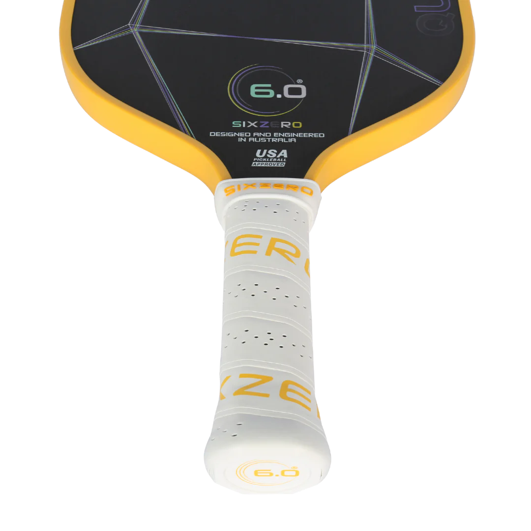 Six Zero Quartz 15mm Pickleball Paddle - Premium Carbon Fiber Surface for Enhanced Spin & Control - Perfect for Competitive Play & Outdoor Games