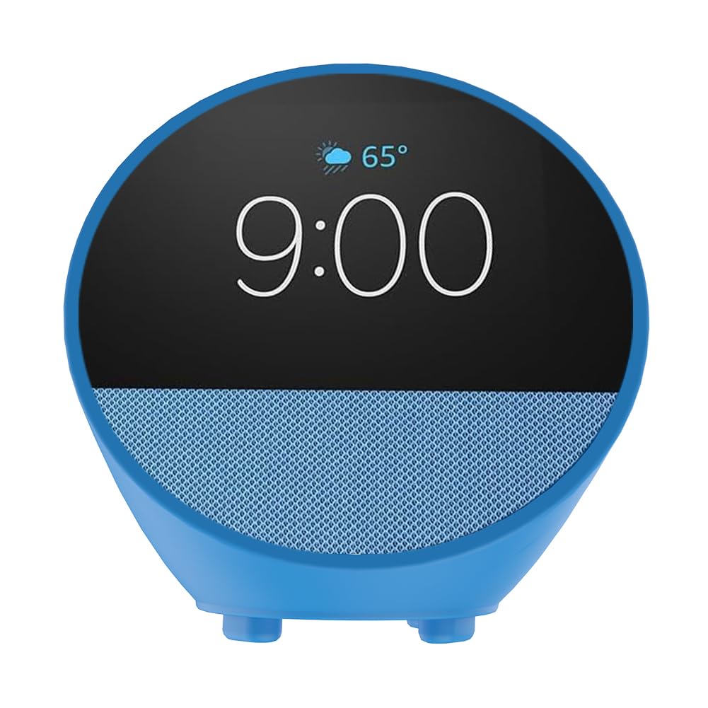 ASIEIT Shockproof Soft Silicone Protective Case Cover for Echo Spot (2024 Release) - Anti-Scratch, Anti-Drop, Durable Skin Cover - Perfect for Home, Office & Travel Use