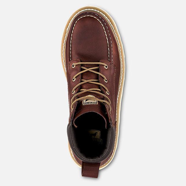 Ashby Soft Toe Leather Boots for Men - Comfortable & Durable Work Boots - Perfect for Construction, Hiking & Outdoor Activities