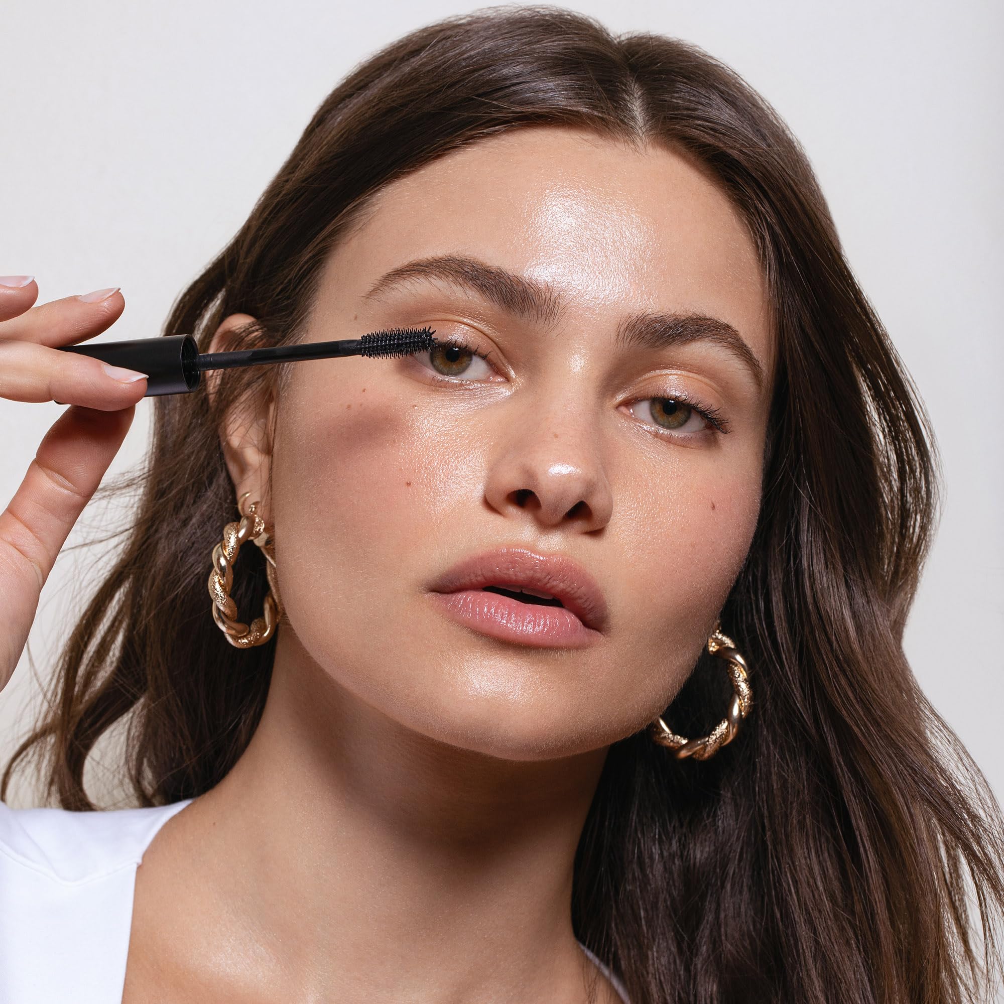 Saie Mascara 101 - Volumizing & Lengthening Black Mascara with Nourishing Formula for Stronger Lashes (0.31 oz) - Perfect for Everyday Wear and Special Occasions