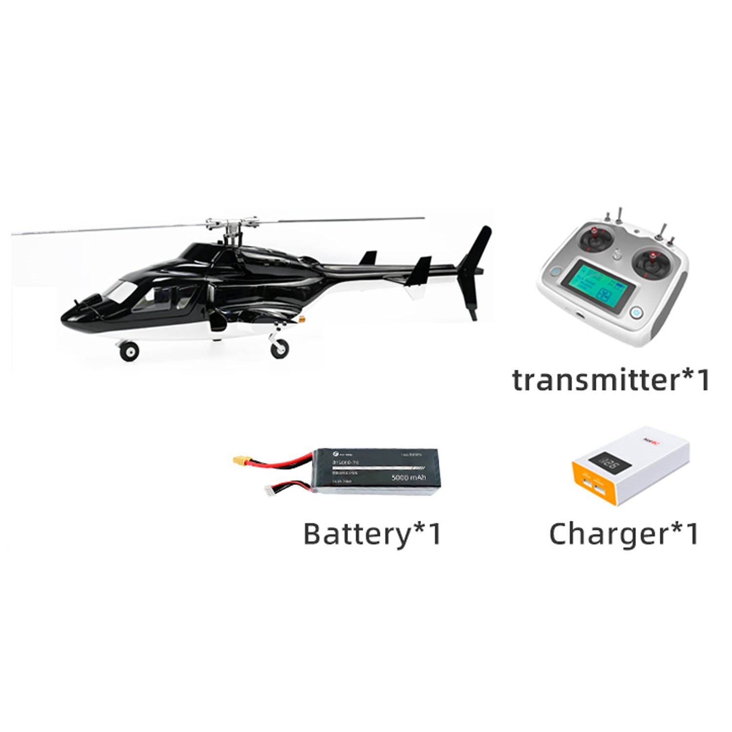 FLYWING RC Scale Smart Helicopter RTF Drone with GPS & Altitude Hold - 88x29x30cm 4kg Ready-to-Fly Radio Control Toy for Adults - Perfect for Aerial Photography, Outdoor Adventures & RC Hobbyists