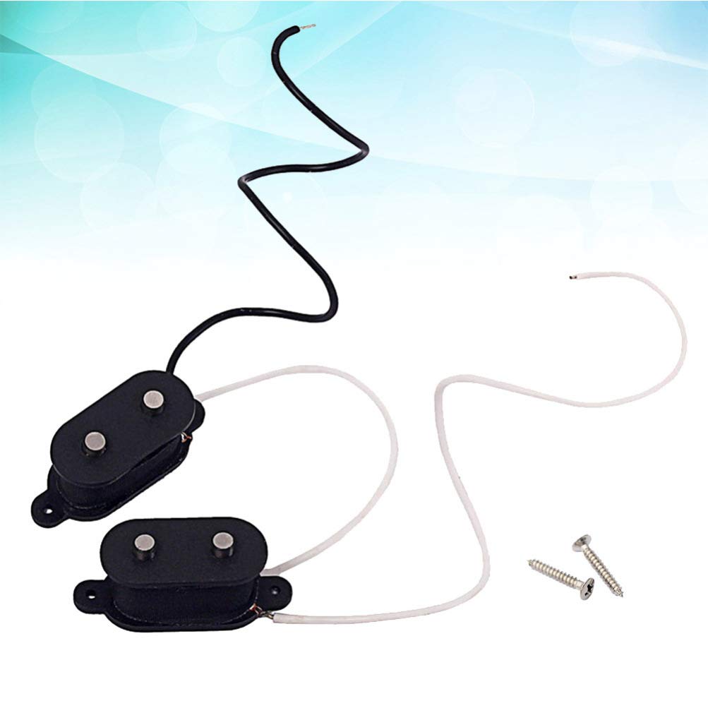 Healifty Bass Guitar Pickup Set - Neck & Bridge Pickups for Electric Bass & Guitar | Perfect for Live Performances & Studio Recording
