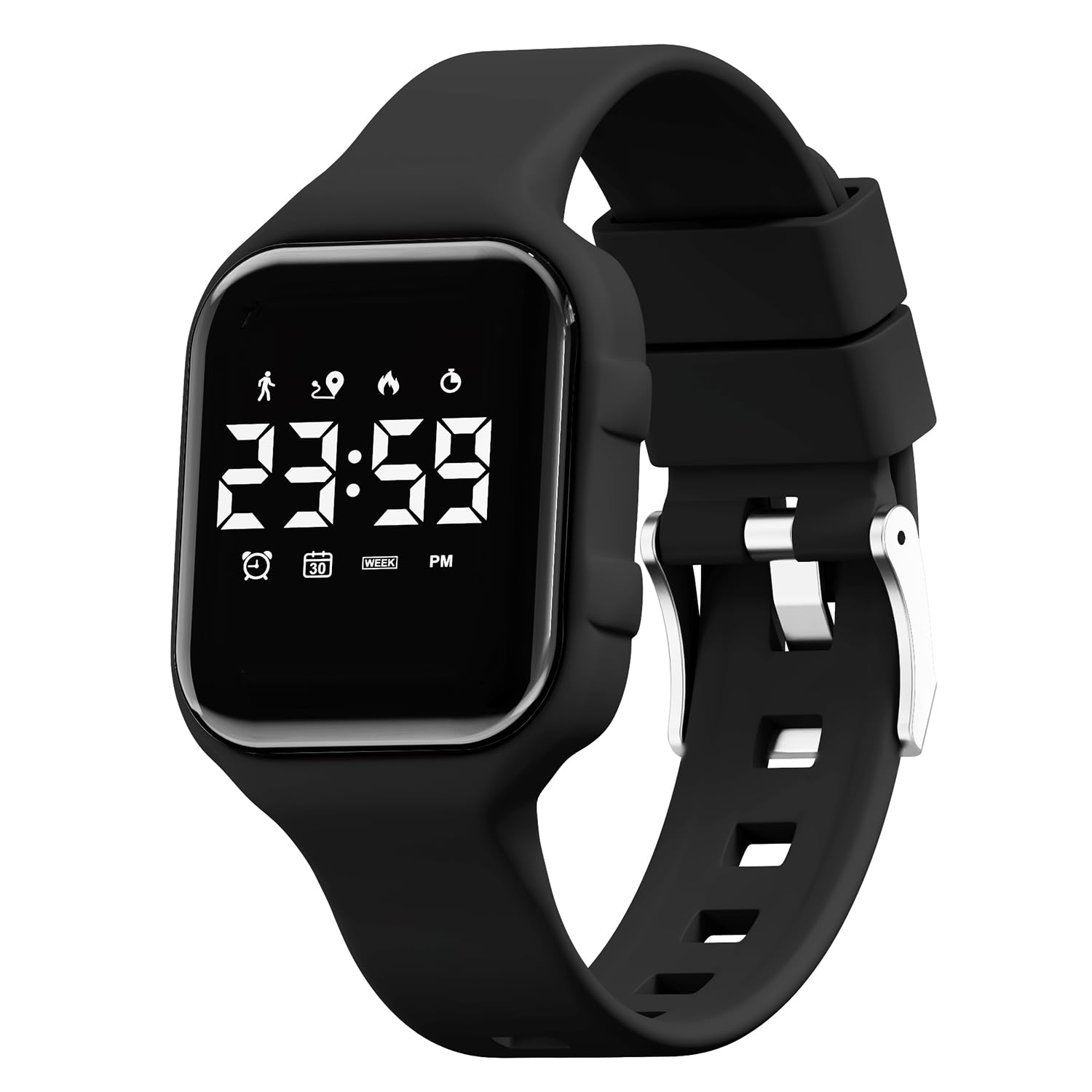 GOLDEN HOUR Kids Digital Sports Watch with Fitness Tracker, Alarm, Stopwatch - Waterproof No App Needed - Best Birthday Gift for Boys & Girls Age 4-12 - Perfect for School, Sports & Outdoor Activities