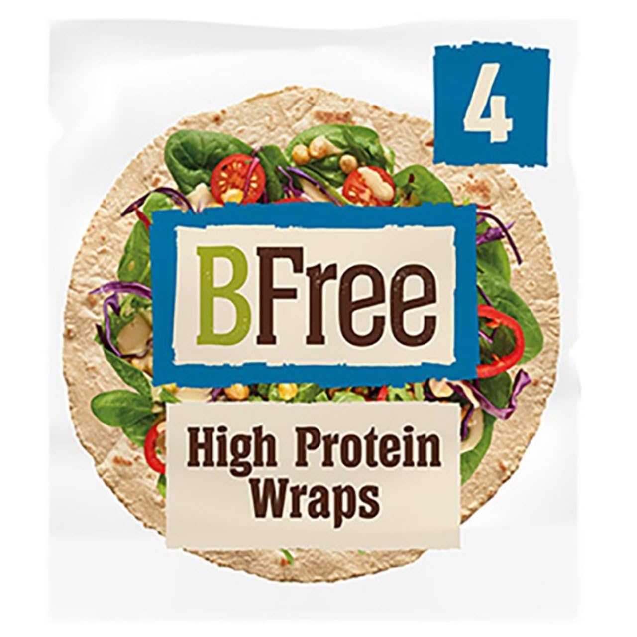 BFree High Protein Wraps 168g - Gluten Free, Wheat Free, Dairy Free, Vegan Friendly Protein Wraps - 2 Pack - Perfect for Keto Diet, Healthy Lunch, Meal Prep & On-the-Go Snacks