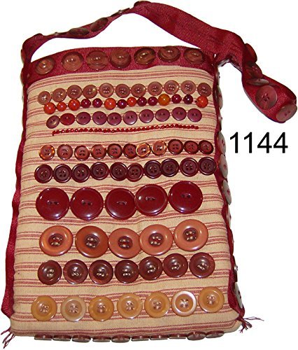 Stylish Burgundy & Orange Crossbody Purse for Women - Trendy Handbag with Adjustable Strap, Perfect for Work, Travel & Everyday Use
