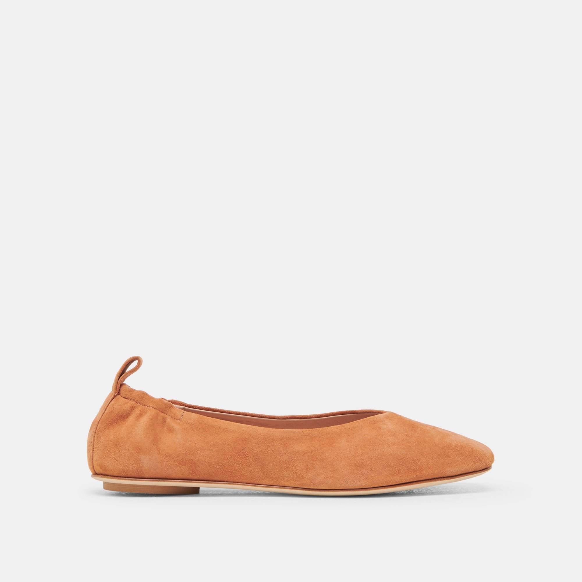 VINNIE Women's Ballet Flats in Amber Suede - Comfortable & Stylish Shoes for Work, Casual Outfits & Everyday Wear