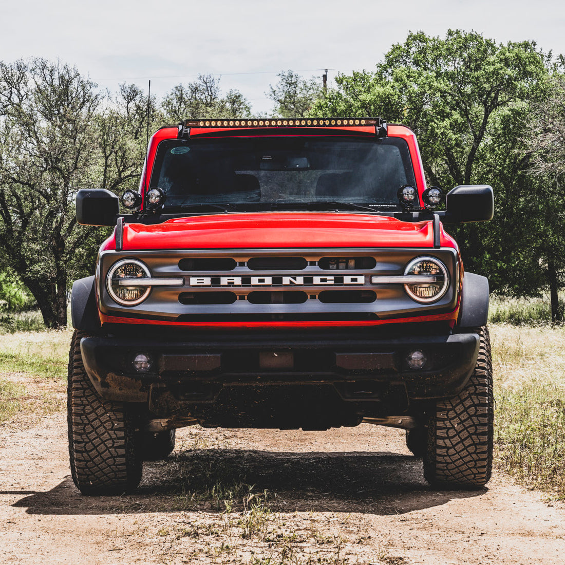 2021-2023 Ford Bronco Rigid 360 Series PRO SAE Fog Light Kit - White LED Off-Road Driving Lights for Adventure & Nighttime Visibility