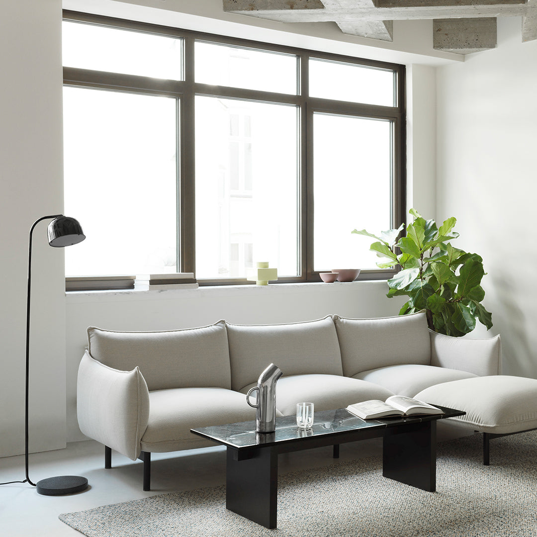 Modern Grant Floor Lamp - Adjustable Height LED Standing Light for Living Room, Bedroom & Office - Warm White & Cool White Light Options - Perfect for Reading, Working & Relaxing