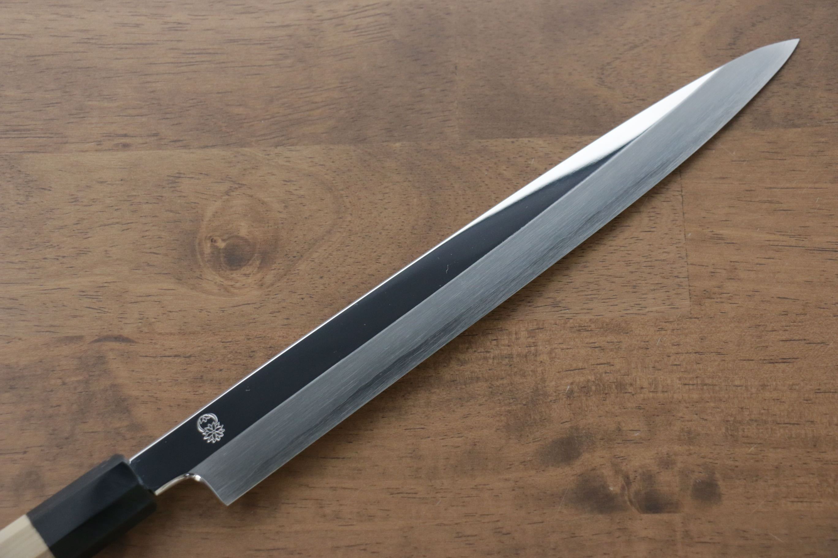Premium Choyo Silver Steel No.3 Yanagiba Sushi Knife 270mm - Mirror Polished Blade with Magnolia Wood Handle - Perfect for Sushi Chefs & Japanese Cuisine Preparation