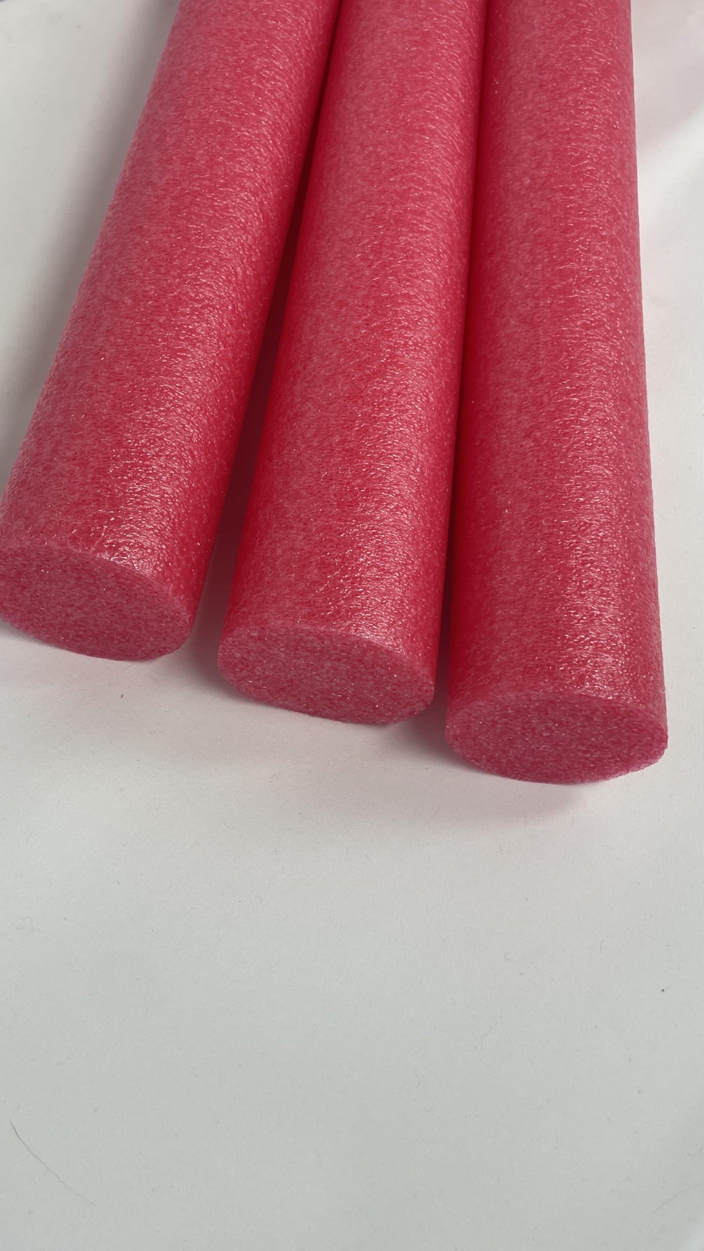3 Pack No Hole Extra Long Deluxe Solid Core Pool Noodles for Swimming, Water Exercise, and Kids Pool Floats - Durable Floating Foam Tubes for Summer Fun