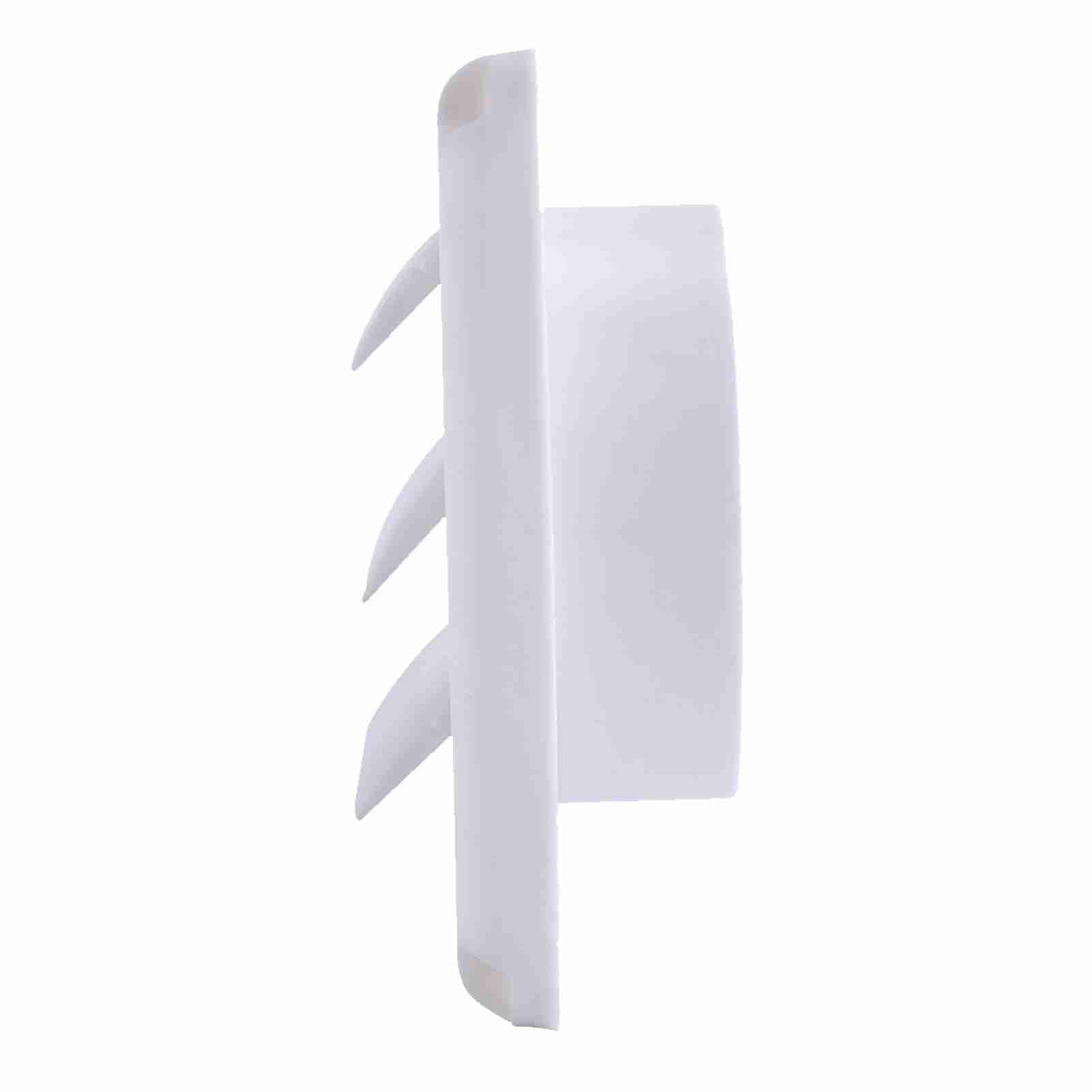 15x15cm White Plastic Air Vent Grille - Ceiling & Wall Mount Airflow Outlet with Filter for Home Ventilation (Ideal for Windows, HVAC, and Air Circulation Systems)