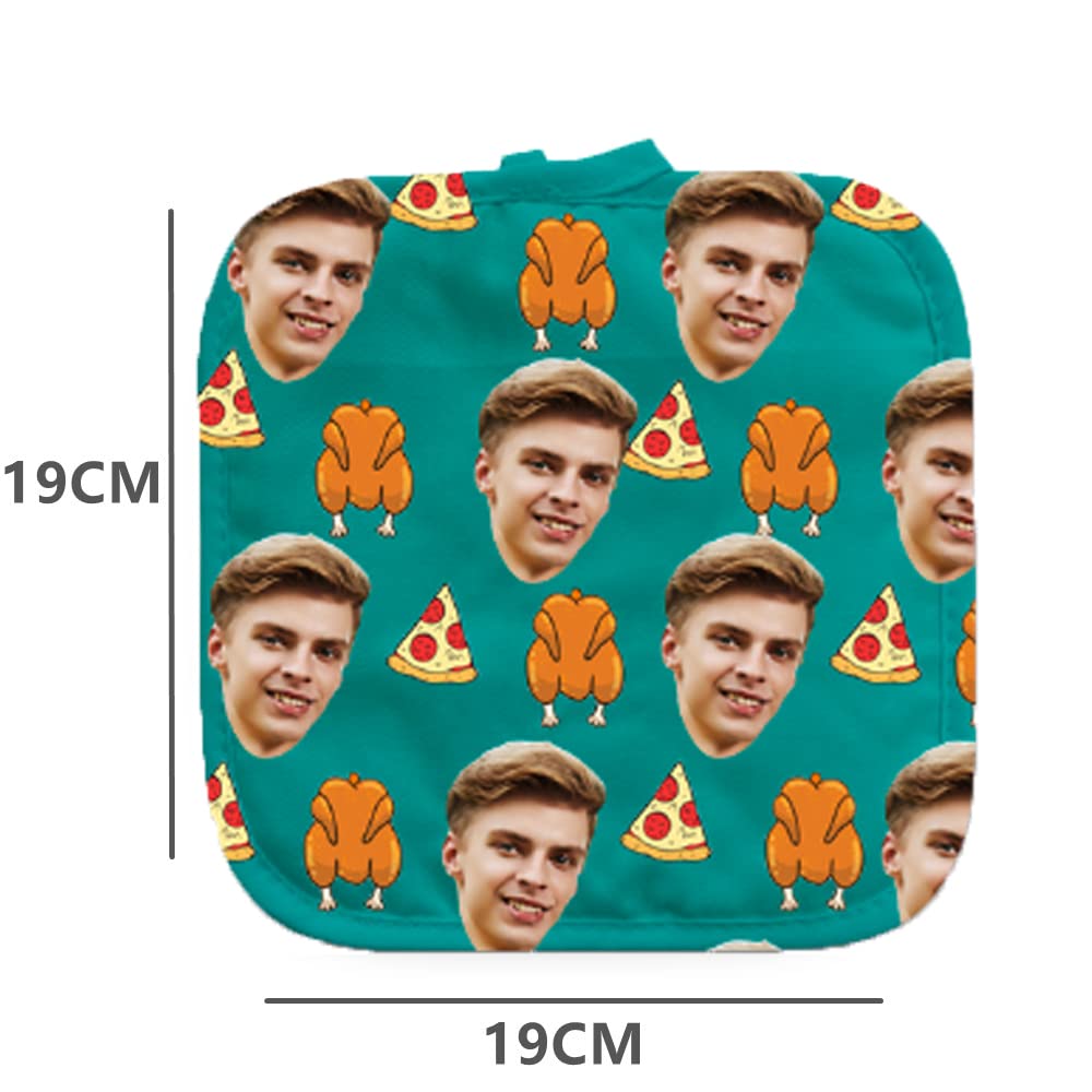 Custom Heat Resistant Oven Mitts & Pot Holders - Insulated Kitchen Gloves for Cooking, Baking & Grilling - Personalized Designs for Home & Restaurant Use