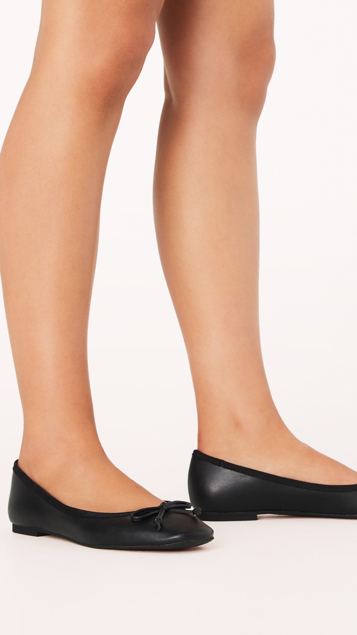 Isaiah Women's Ballet Flats - Comfortable Black Slip-On Shoes for Work, Office & Casual Wear