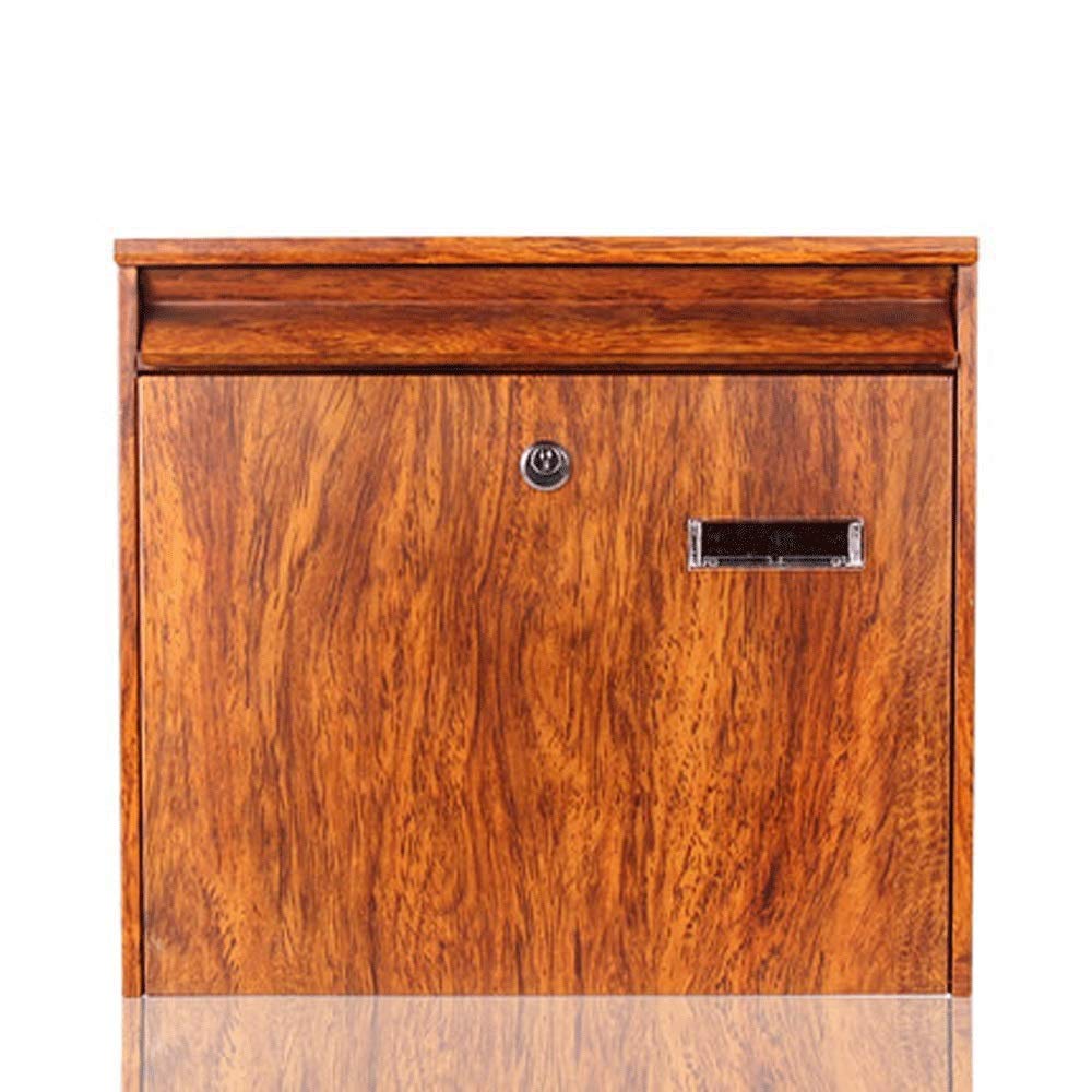 SPNEC Modern Locking Mailbox for Outdoor Use - Vertical Wall Mount Mailbox for Home, Office & Business - Rustproof & Weather Resistant - Perfect for Apartments, Houses & Commercial Buildings
