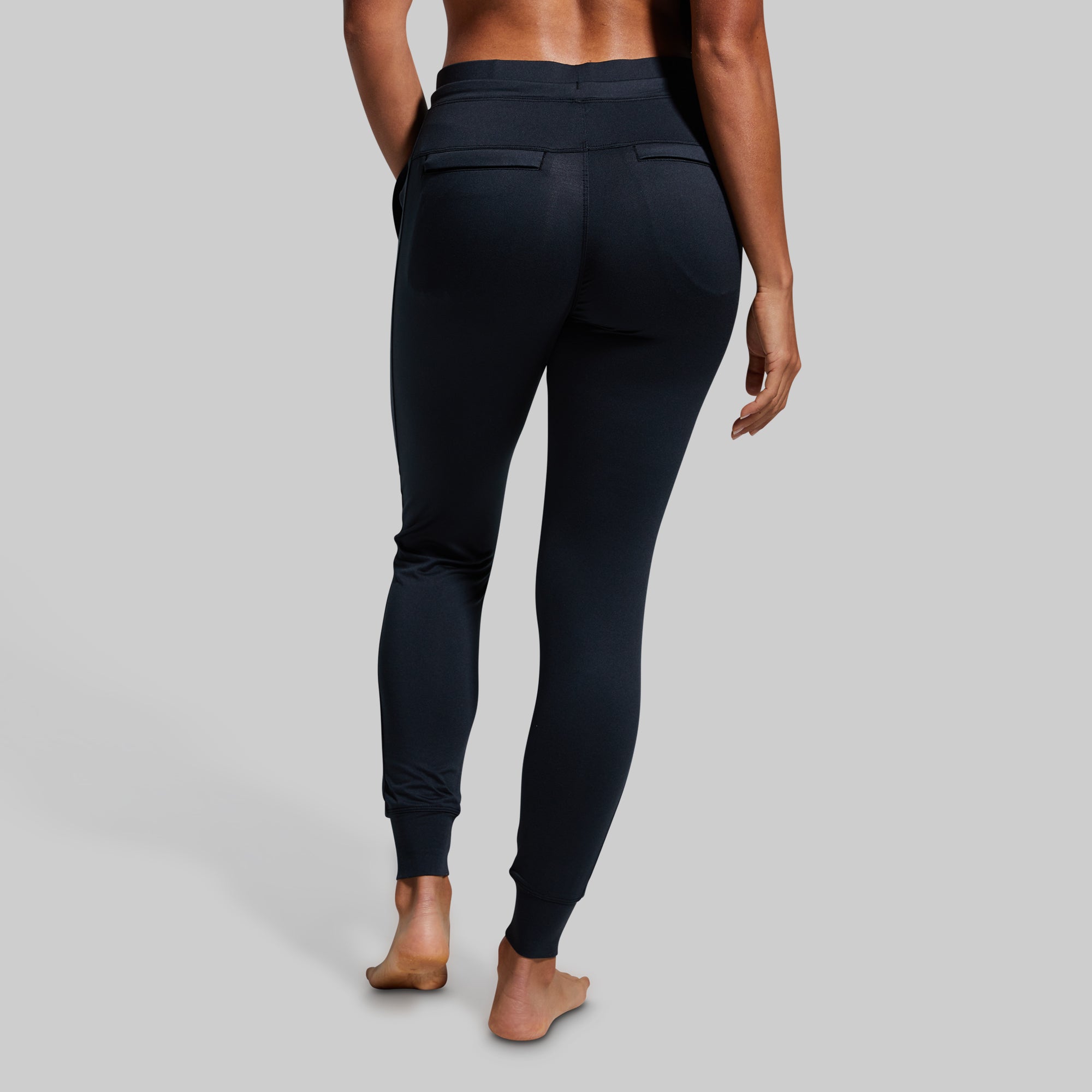 Women's Comfortable Athleisure Jogger Pants - Soft Lounge Pants for Yoga, Running & Relaxation (Black) - Perfect for Workout Recovery & Casual Wear