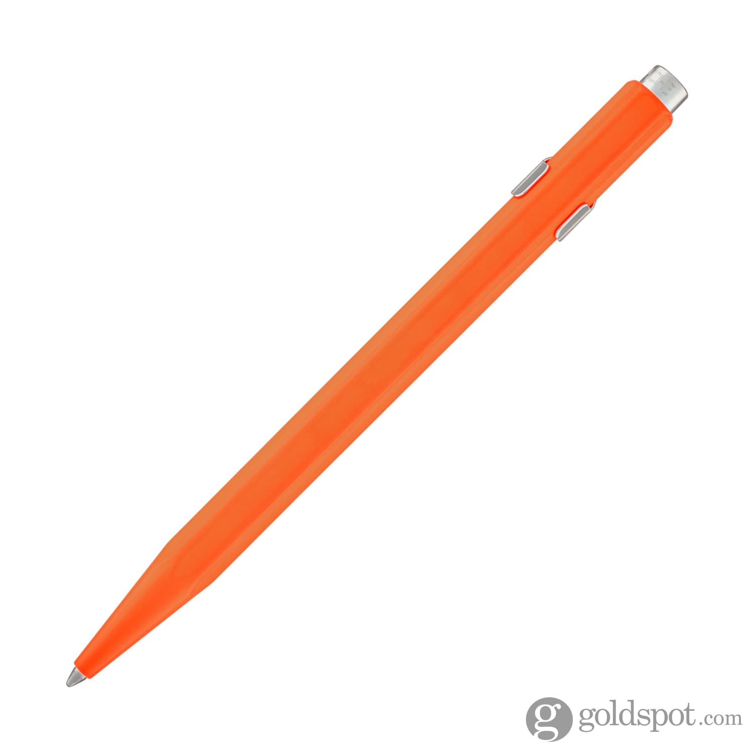 Premium Caran d'Ache 849 Metal Ballpoint Pen - Fluorescent Orange | Luxury Writing Instrument for Office, Gifts & Signature Signing