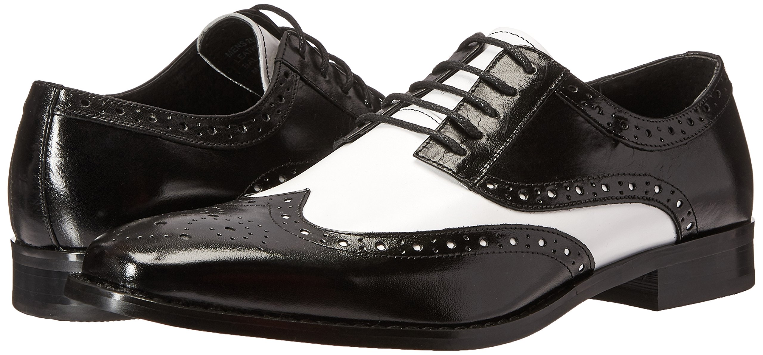 STACY ADAMS Men's Tinsley Wingtip Oxford Dress Shoes - Classic Business & Formal Wingtip Oxfords for Professional Work, Weddings & Special Occasions
