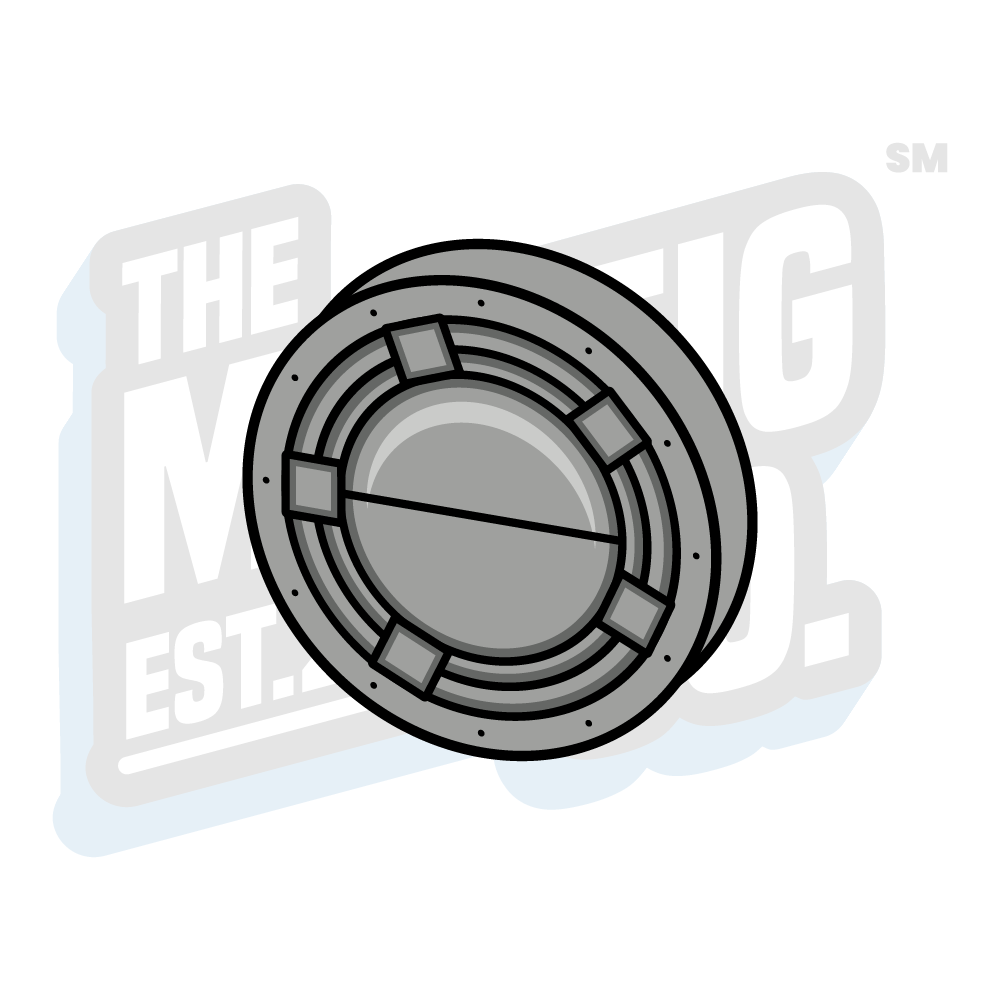 Panzer Tank Hatch Tile - Authentic Military Style Floor Tile for Home Decor, Gaming Rooms & Military Themed Spaces